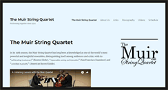 Desktop Screenshot of muirstringquartet.org